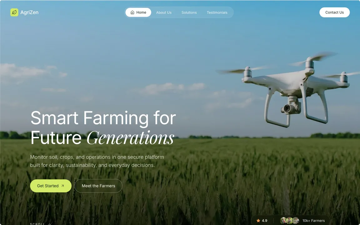 AgriZen — hero image